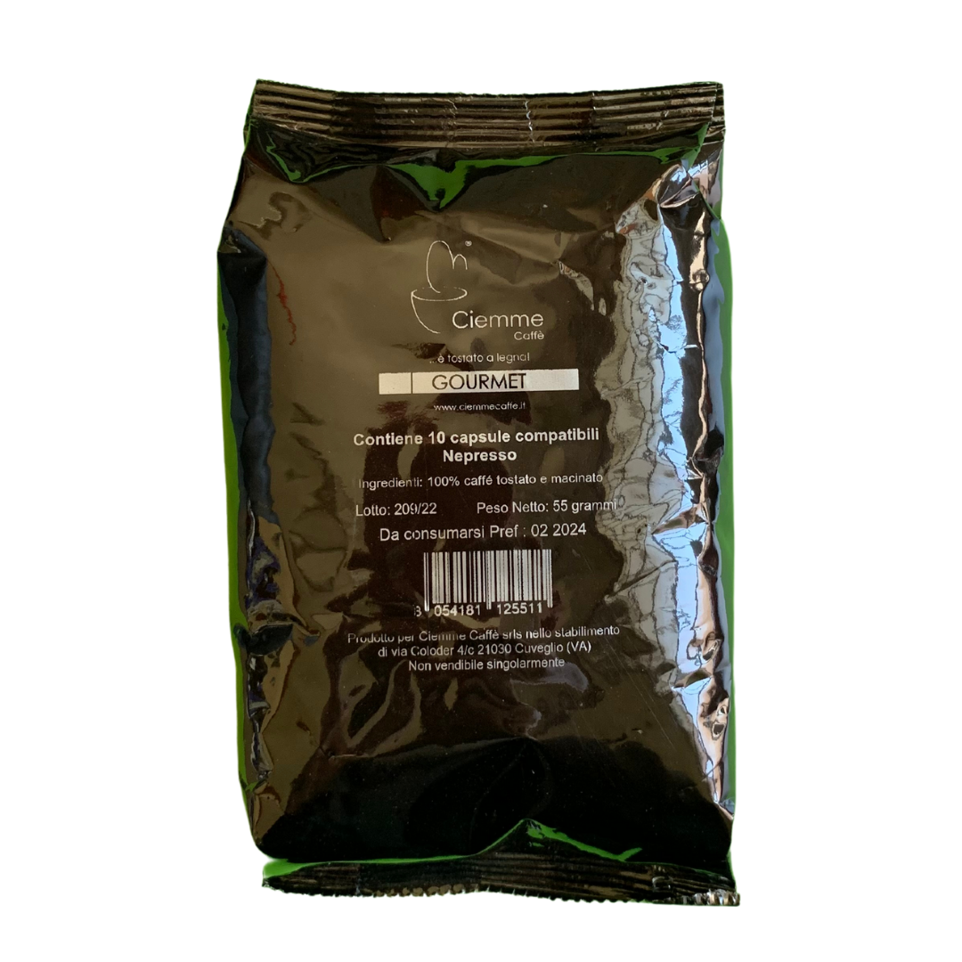 Capsule compatibili Nespresso Gourmet 100pz*